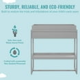 thumbnail image 4 of Dream On Me Arlo Changing Table, Made of Solid New Zealand Pinewood, Pebble Grey, 4 of 11