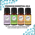 thumbnail image 3 of Wild Essentials Flamingo Necklace Essential Oil Diffuser Kit With Lavender, Lemongrass, Peppermint, Orange Oils, 8 Refill Pads, Calming Aromatherapy Gift Set, Customizable Color Changing, Perfume, 3 of 5