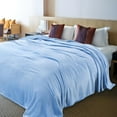 thumbnail image 4 of Yeciiwht Super Soft Warm Solid Warm Fleece Blanket, Comforter Blankets Twin/Twin XL, Reversible Lightweight Microfiber All Season Blanket, 39x59in, 4 of 6