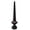 Black Powder Coated, variant on Dalvento, LLC Mini Fini's Kyoto Rooftop Finial