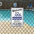thumbnail image 5 of Funny Pool Rules Sign Retro Look Aluminum Metal Plaque for Swim Pool Party Decor Outdoor Beach Water Park Decoration 8 x 12 inch, 5 of 5