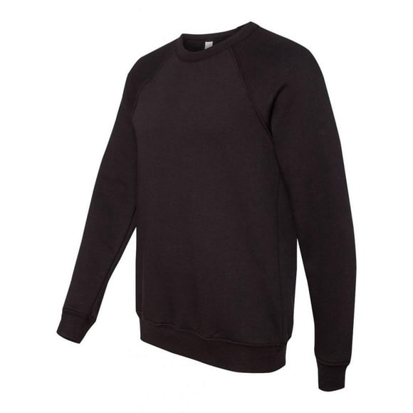 Sudadera Unisex Bella Sponge Fleece Crowneck Negro 2X-Large