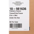 thumbnail image 4 of McKesson Disposable Pediatric Tissue-Poly Exam Gown Medium 50 Ct, 4 of 8