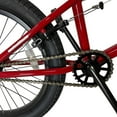 thumbnail image 3 of WonderWheels 20" BMX Steel Frame V-Brake One Piece Crank Alloy Rims 36H - Red, 3 of 8