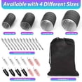 thumbnail image 4 of This 48-piece curling iron and hair clip set includes 24 curling irons and 24 hair clips. Creates long, medium, and short hairstyles without heating. From Erda, this lightweight curling iron set offe, 4 of 10