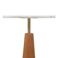 thumbnail image 6 of Beautiful Blyth Drink Table by Drew Barrymore, White Marble and Cherry Finish, 6 of 8