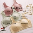 thumbnail image 3 of Ashirexll Women's Bras, Wireless Bras for Women, Plus Size Everyday Bras, Woman's E Cup Flower Embroidery Thin Style Ventilate Bra Steel Rim, 3 of 7