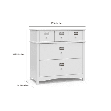 Graco Story 3 Drawer Nursery Customizable Dresser White