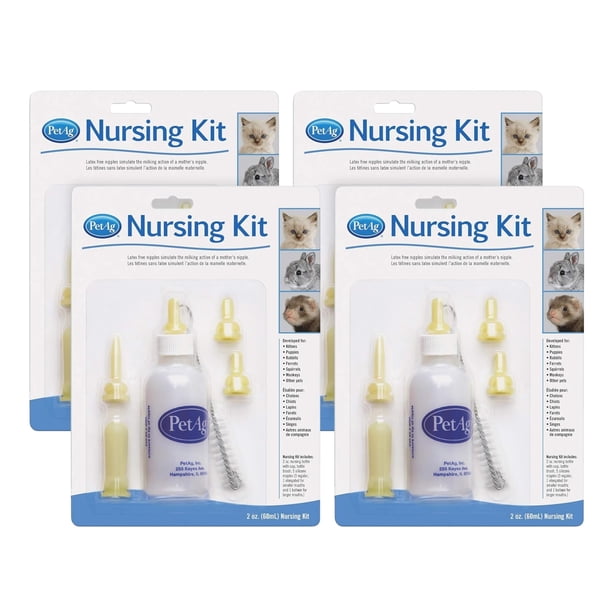Kit Biberones para mascotas paquete de lactancia