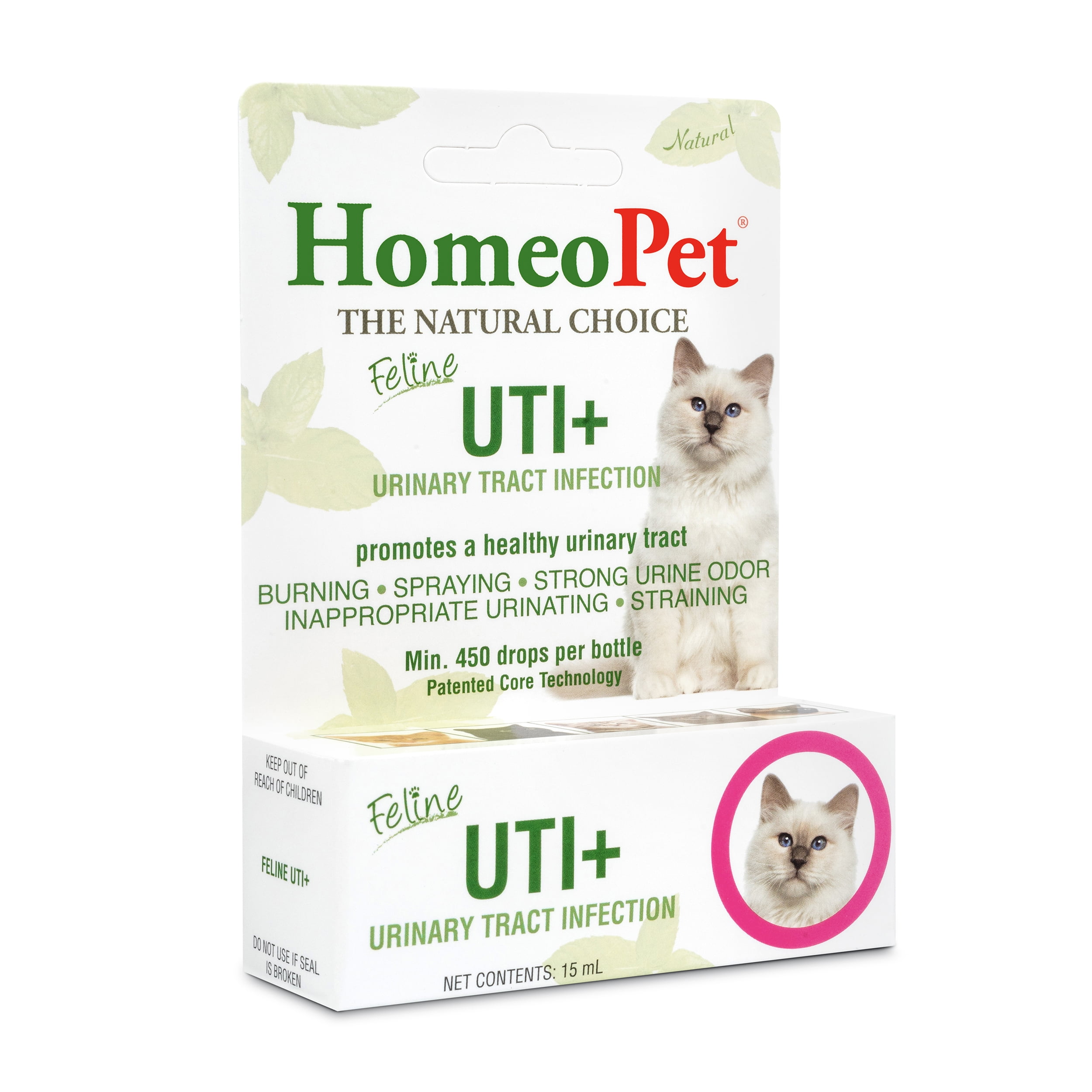 HomeoPet Feline UTI Plus 15 ml Veterinary Care Medicine for Urinary Tract Infection in Cats Walmart