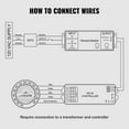 thumbnail image 5 of 12V LED Pool Light, 10 Inch 40W, RGBW Color Changing Inground Swimming Pool Spa Light Underwater, with 100 FT Cord Remote Control, Fit for 10 in Large Wet Niches, IP68 & Tested to UL Standards, 5 of 10