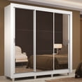 thumbnail image 1 of Ropero Closet Madesa Lyon 3 Puertas Con Espejo Pies Blan, 1 of 5