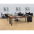 thumbnail image 3 of Stahl Steel LDesk with Laminate Top  72"W x 72"D Gray Laminate Top/Black Steel Frame, 3 of 5