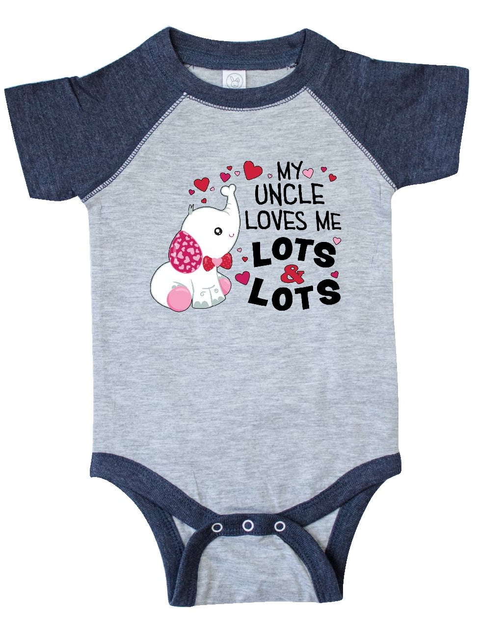 inktastic My Uncle Loves Me Cute Goat Baby T-Shirt