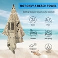 thumbnail image 4 of GZHJMY Beach Towel for Women Girls, Vintage Music Poster Bath Towel, Oversized Lightweight Sport Towel, 31x51 Inch, 4 of 7