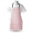 thumbnail image 4 of Hearts Apron, Rhythmic Sponge Print Look Cutsy Valentines Romance Love, Unisex Kitchen Bib with Adjustable Neck for Cooking Gardening, Adult Size, Blush Pastel Pink, by Ambesonne, 4 of 4