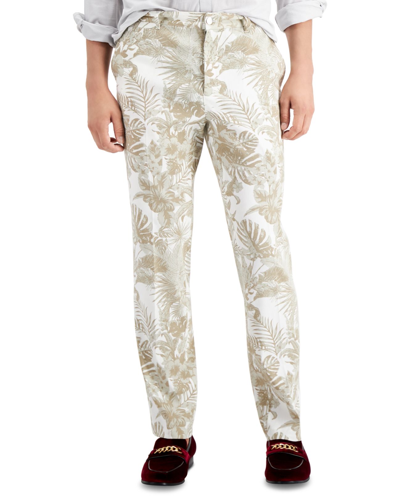 INC Mens Dress Pants 29X32 Floral Print 