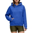 thumbnail image 7 of DHFJKG Womens Mens Hoodies With Large Pockets Long Sleeve Sweatshirt Solid Color Loose Pullover Tops, 7 of 7