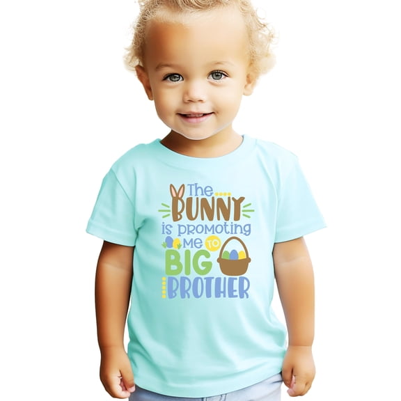 The Bunny Promoted Me to Big Brother Easter Shirts for Pregnancy Reveal Chill Shirt 4T