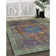 thumbnail image 3 of Ahgly Company Machine Washable Indoor Rectangle Abstract Purple Area Rugs, 8' x 10', 3 of 7