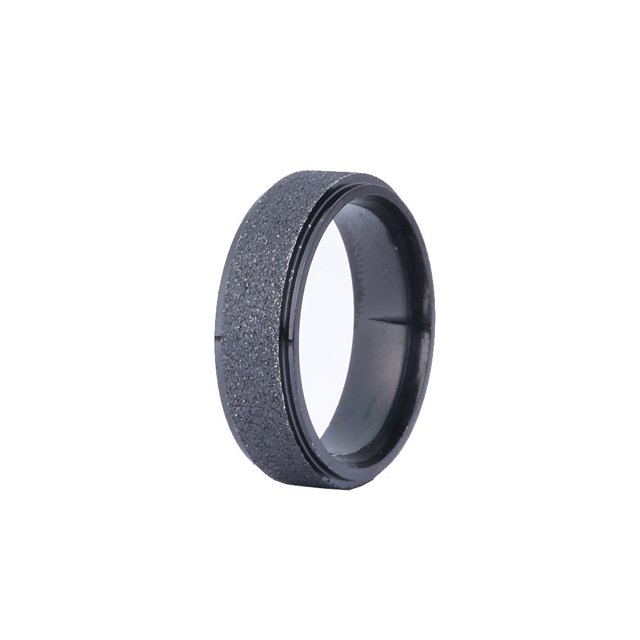 Men Women Titanium Steel Ring Matte Couple Rings Engagement Steel Ring Unisex Titanium Finger Ring Size 7-10