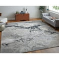 thumbnail image 2 of Feizy Astra Transitional Abstract, Gray/Ivory, 6' 7" x 9' 6" Area Rug, Stain Fade Resistant Pet & Kid Friendly, Area Rug for Living Room and Bedroom, 2 of 8