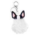 thumbnail image 1 of Cachorro Perro Llavero Pelota De Piel Sintética Mujer Bolso Colgante Llavero-100x80x40mm Blanco perfke Juguetes de peluche de piel sintética, 1 of 5