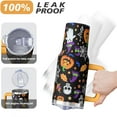 thumbnail image 4 of Halloween Tumbler, Spooky Cute Ghost Cup with Handle and Straw 40oz, Insulated Coffee Travel Gift Mug, 4 of 5