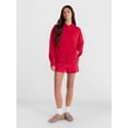 thumbnail image 2 of No Boundaries Oversized Fleece Hoodie, Women's and Women's Plus Sizes XXS-4X, 2 of 5