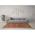 thumbnail image 3 of Ahgly Company Indoor Square Medallion Brown Traditional Area Rugs, 4' Square, 3 of 4
