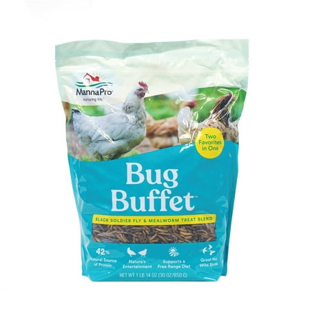 UPC: 0686960000740 | Manna Pro Bug Buffet Chicken Treats 30 oz.