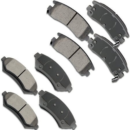 CCIYU Professional Ceramic Disc Pads Set fit for Buick Century/LeSabre/Regal for Cadillac DeVille/Seville for Chevy Impala/Venture for Oldsmobile Intrigue/Silhouette for Pontiac Montana