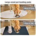 thumbnail image 5 of FeiFu Silicone Pet Feeding Mat Non-Spill Waterproof Non-Slip Food Mat for Cats Dogs Multi-Use Drainage Heat Insulation Pad for Food Water Bowls, 5 of 6