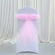 thumbnail image 3 of Fancy Chair Cover Sashes with Flower Bows for Wedding Party (Pack of 6), 3 of 8