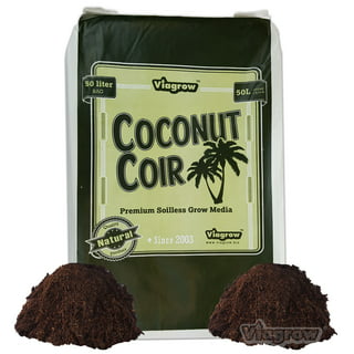  Envelor Coco Coir Brick Coconut Fiber for Plants Natural  Garden Soil for Vegetables Potting Soil Block Coco Peat Coco Coir Bulk  Coconut Husk Planting Soil 10 lbs Compressed Coconut Coir