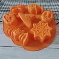 thumbnail image 2 of Molde de silicona Wosthever para Halloween moldes para pasteles y cubitos de hielo color Como se muestra, 2 of 6