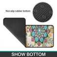 thumbnail image 6 of Pioneer Flower Floral Print Pattern Kitchen Rugs Sets Of 2,Anti Fatigue Kitchen Mat Rugs Non Slip Washable,Decorative Kitchen Floor Mats for Kitchen,Sink,Laundry,17"X30"+17"X47", 6 of 7