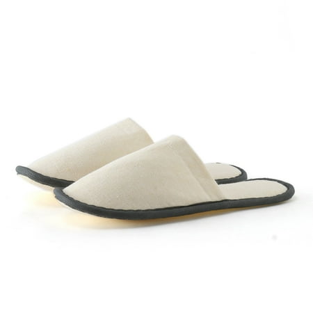

Men And Women Disposable Slippers Hotel Home Stay Coral Velvet Antiskid Sole Disposable Cotton Slippers