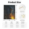 thumbnail image 2 of KLL Glowing Snake Dark Forest Print Canvas Wall Art, Canvas Painting Prints Canvas Art Wall Decor Home Decoration for Living Room Bedroom Office, 2 of 6