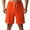 Orange, variant on ITSAME Men's Performance Shorts, Flat Front Active Stretch Drawstring Casual Golf Shorts with Pockets Gray 3XL