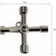 thumbnail image 2 of - Llave universal multifunción de 4 vías Llave triangular Llaves triangulares de fontanero para gabinetes de medidores eléctricos de gas Radiadores de purga (Color : A), 2 of 3
