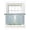 Blue, variant on Sage Green Spring Floral Tier Curtains 36 Inch Length,Sheer Curtains for Bedroom Living Room Daisy Flowers Elegant Farmhouse Art Short Kitchen Curtains Drapes for Small Half Window 27.5"x36" 2 Panels