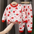 thumbnail image 2 of Xyant Kids Pajamas Girls Cotton Sleepwear Pjs Sets Toddler 2 Piece Long Sleeve Print Jammies, Size 5-6 Years, 2 of 5