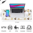 thumbnail image 5 of Long Mouse Pads for Desk,Cute Cartoon Pug Desk Mats on Top Of Desks, Desk Mouse Pad Extra Large with 3mm Non-Slip Base and Stitched Edge for Gaming,Office,Work,Home 31.5"x11.8", 5 of 6