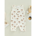 thumbnail image 2 of Douhoow Baby Boys Sleeveless Romper Newborn 0 3 6 9 12 Months Infant Short Jumpsuit Summer Bodysuits, 2 of 8