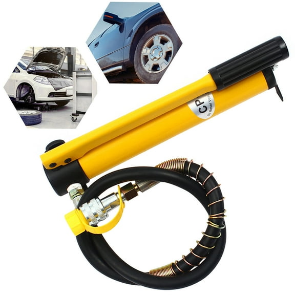 10T Hydraulic Hand Pump Hydraulic Ram Pump Kit with Non-Slip Handle