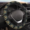 thumbnail image 4 of Cauagu Vintage Pattern Fox Print Car Steering Wheel Cover - Universal Car Accessory for Diverse Cars for Steering Wheel with a Diameter of 14.5"-15", 4 of 7