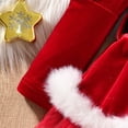 thumbnail image 5 of Santa Outfit Baby Long Sleeve Girls Santa Christmas Dress Party Dress Baby Girl Christmas Outfit 3-4 Years, 5 of 8