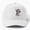 White, variant on American Giraffe Baseball Hat, Animal USA Celebration Graphic Design, Classic Cap