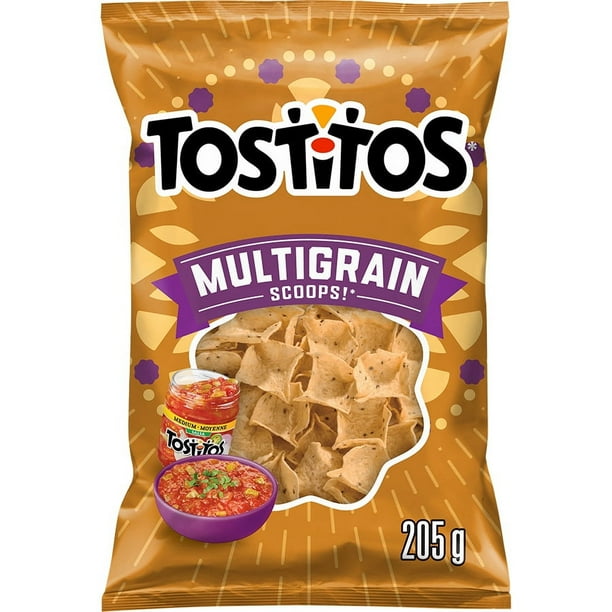 Tostitos Multigrain Scoops tortilla chips 205g Walmart